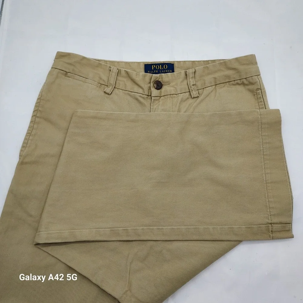 Polo Ralph Lauren Kids Khaki Flare Leg Chino Pants Size 14‎ UNISEX PANTS